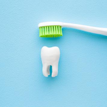 Dente curato sensibile