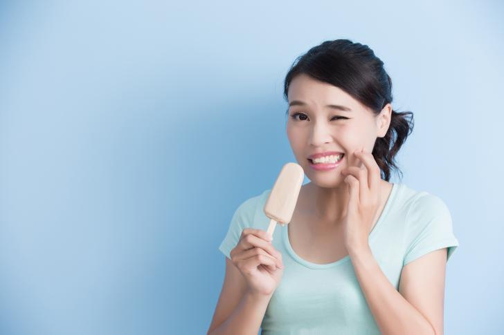 Dente curato sensibile